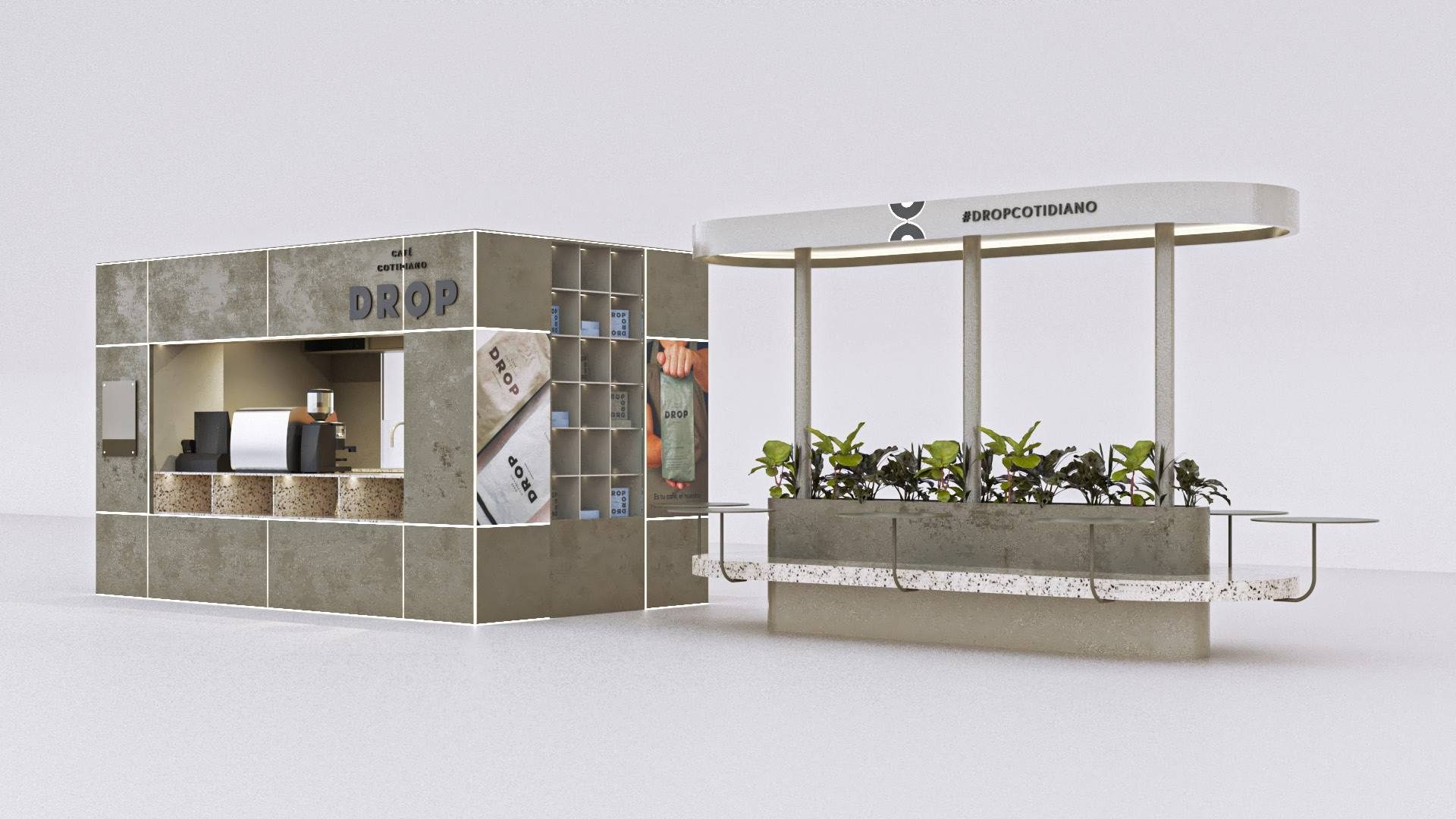 Render — module and table island