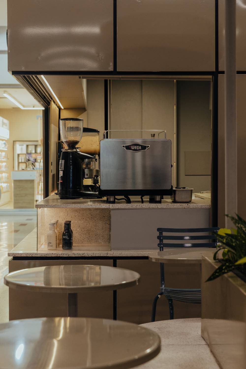 Counter and espresso bar