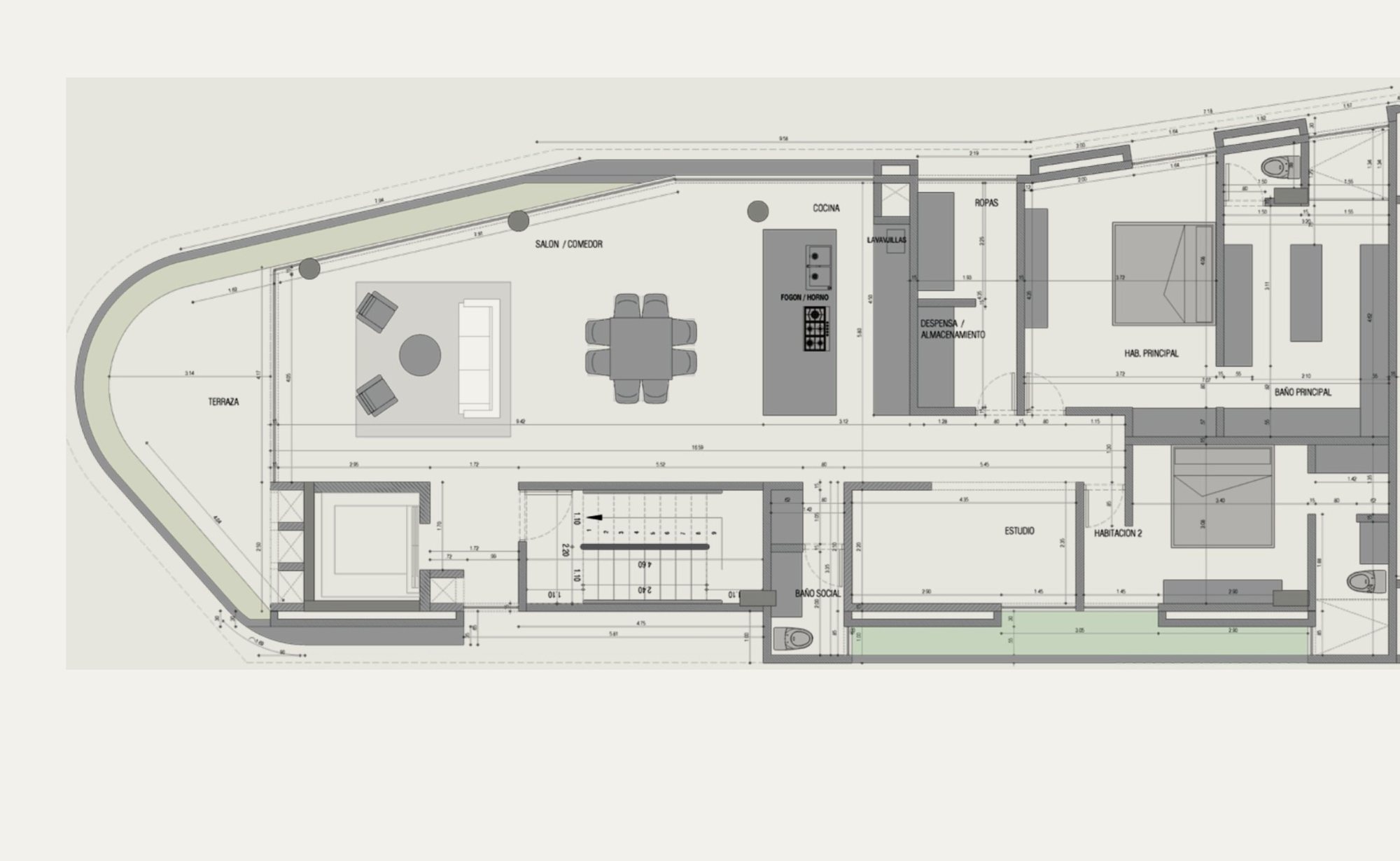 Typical apartment — floors 2–8