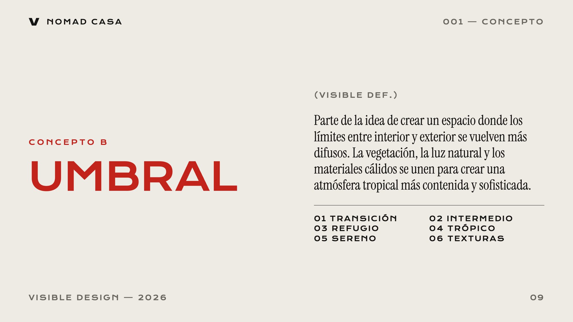 Concept B — Umbral