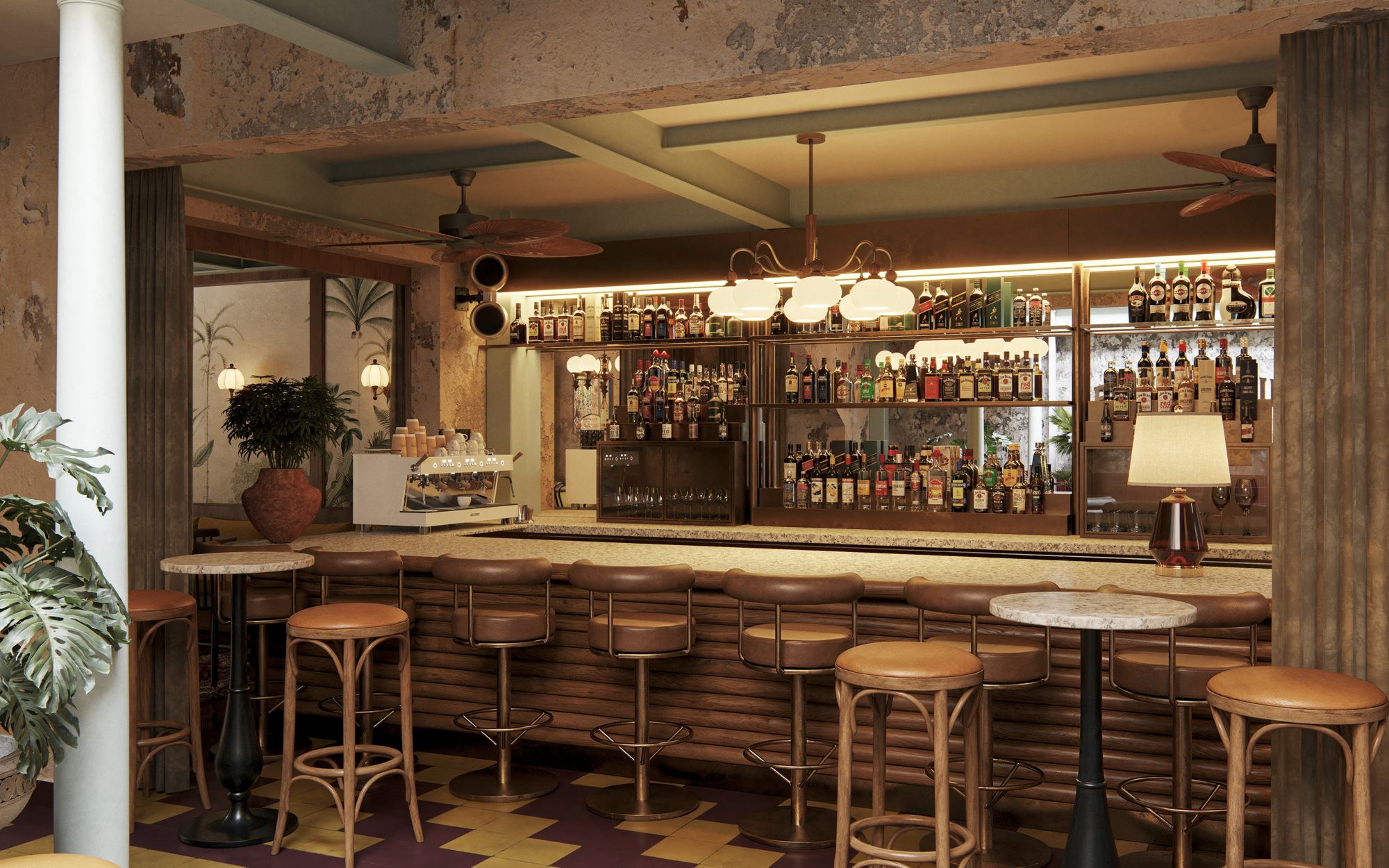 Render — main bar