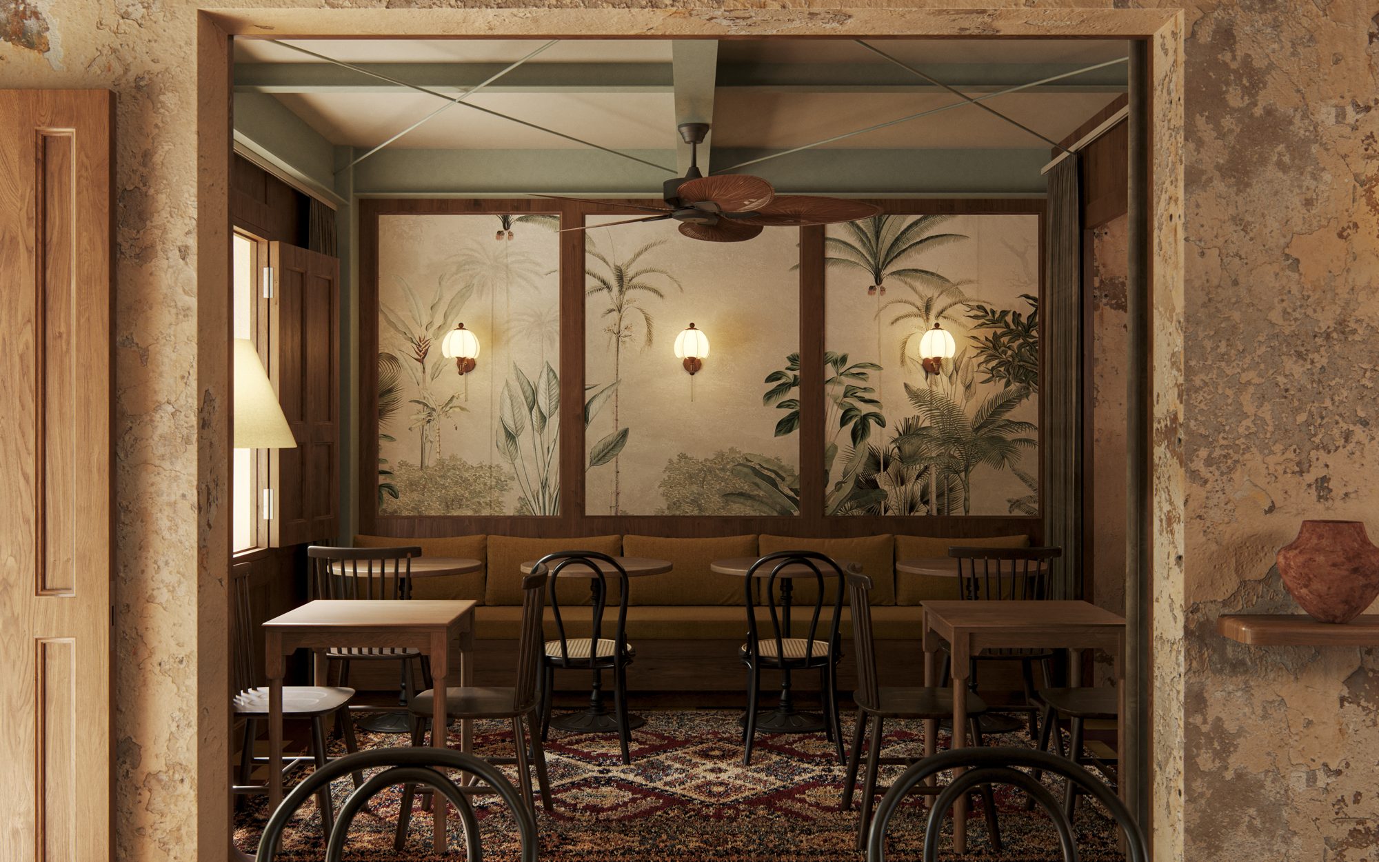 Render — dining room