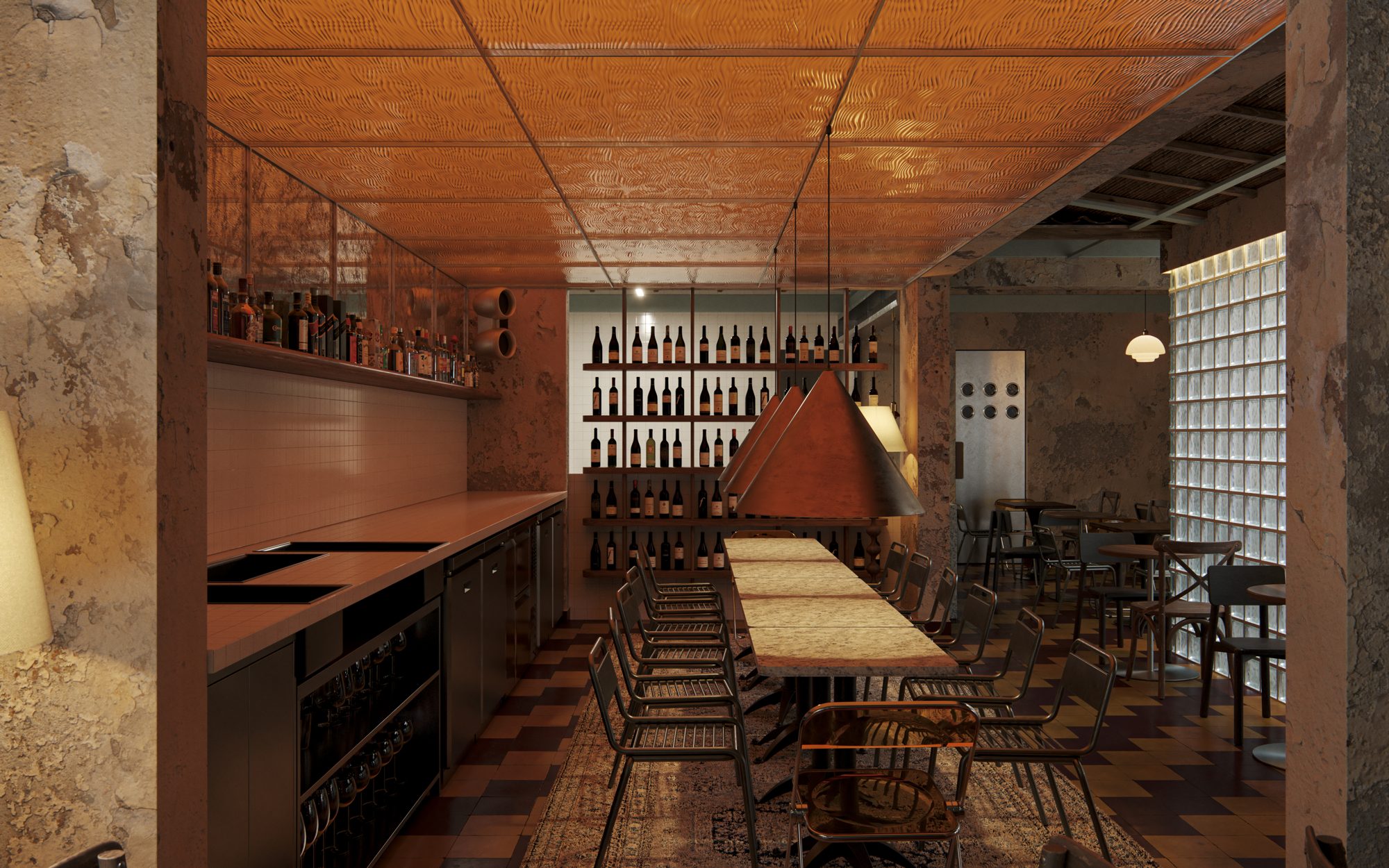 Render — upper bar