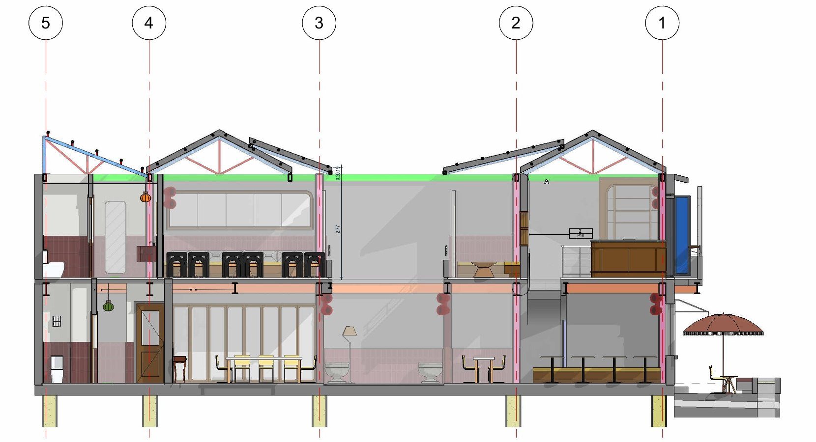 Longitudinal section