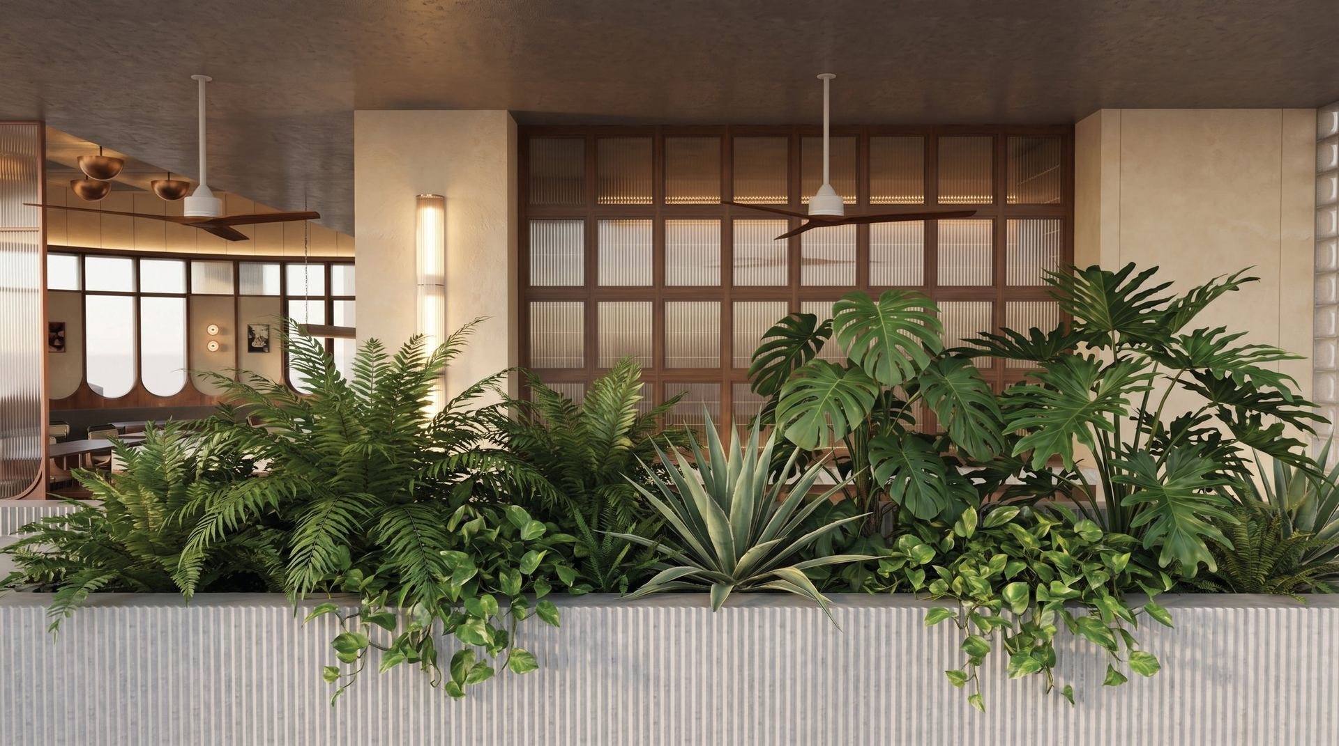 Terrace planting