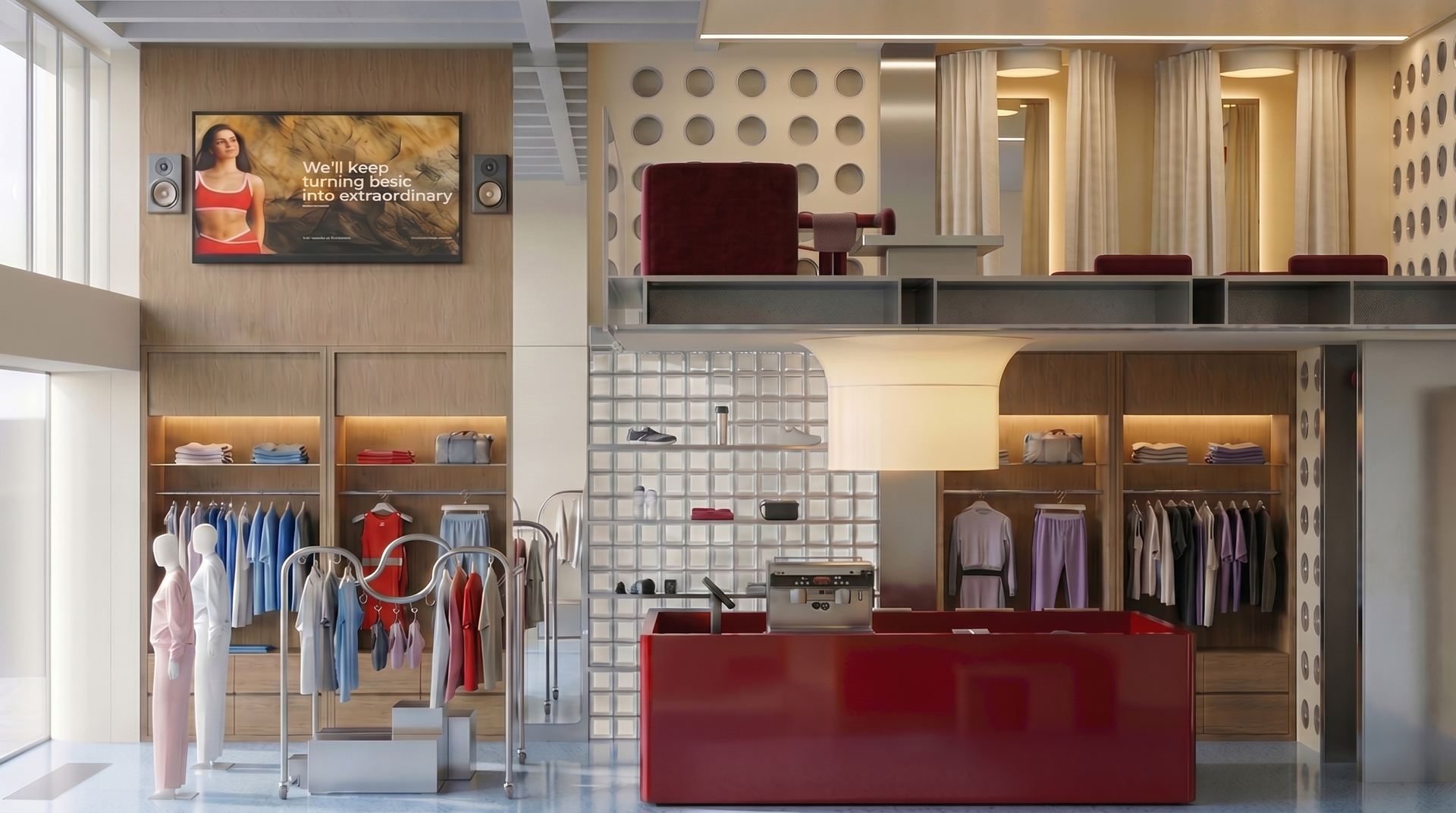 Store and double height